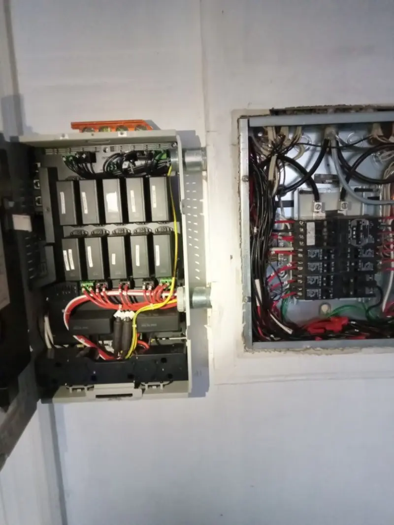 Electrical panel upgrade completed for Commercial Electrician Services in Gentry